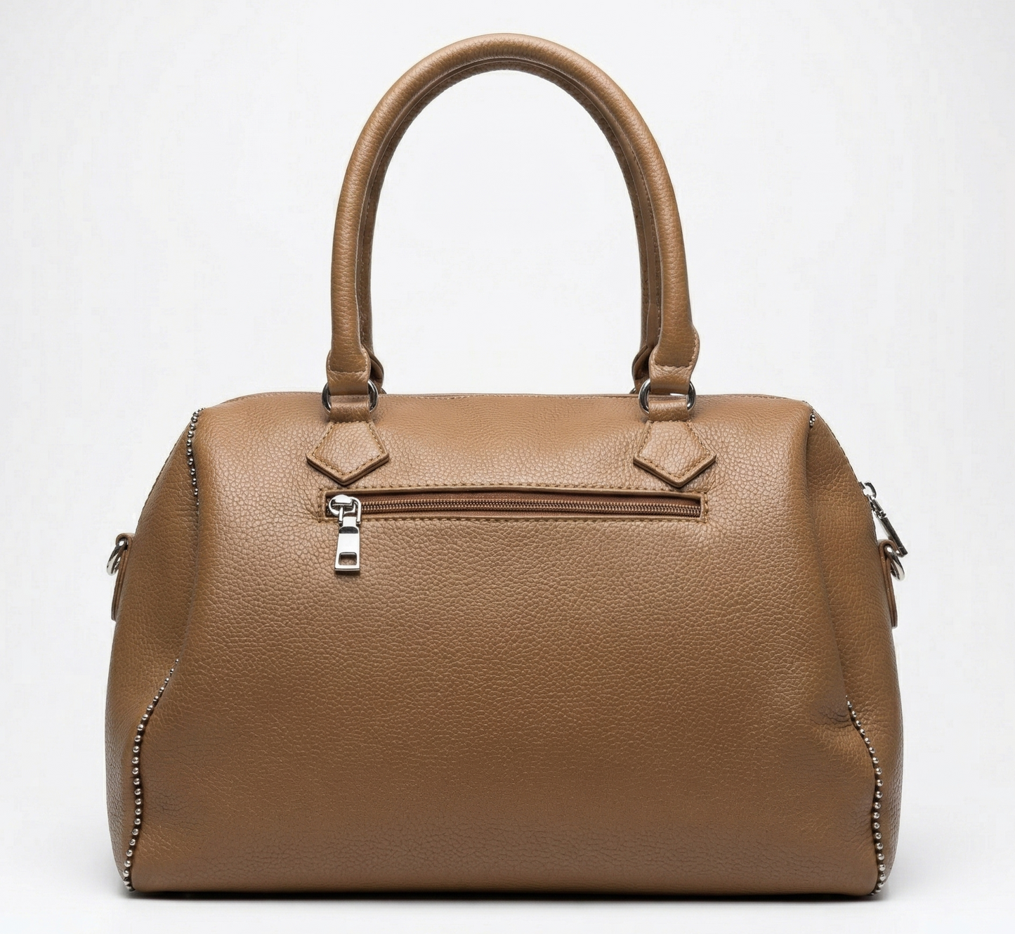 Bolso camel efecto cuero
