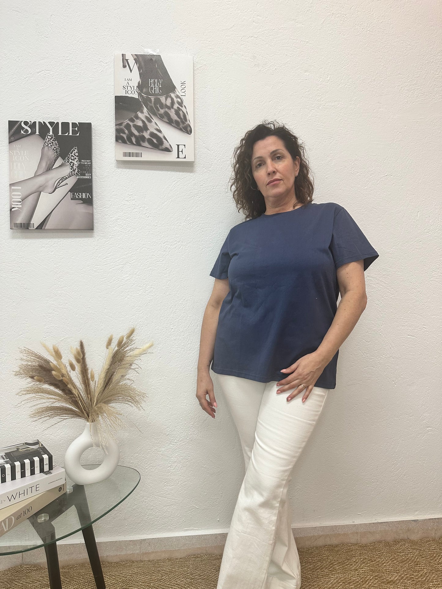 Camiseta básica azul marino