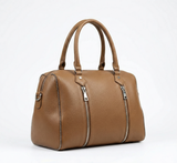 Bolso camel efecto cuero