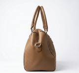Bolso camel efecto cuero