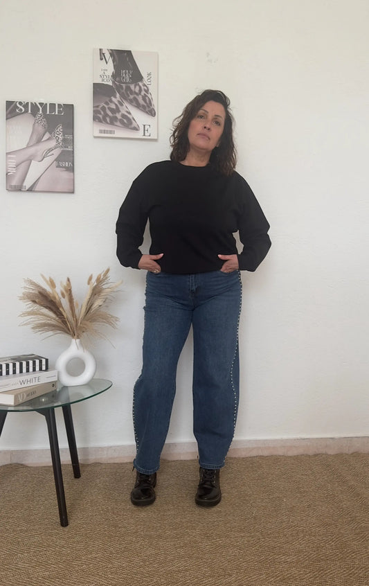 Vaquero balloon con tachuelas