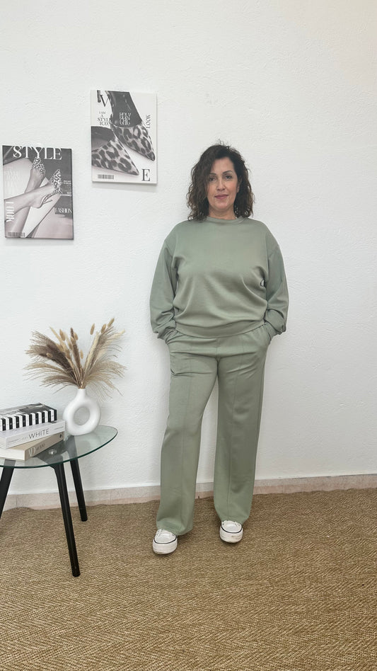 Chándal básico modal verde