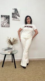 Camiseta New York rojo