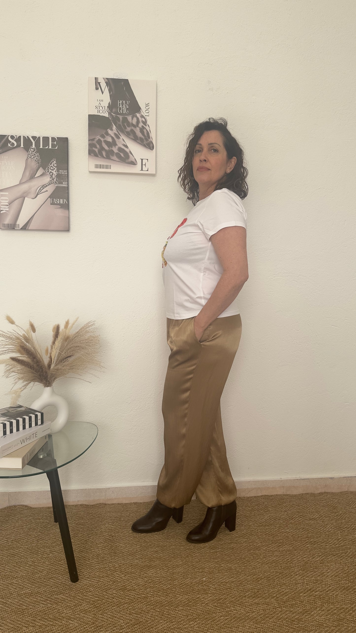 Camiseta blanca con estampado "SUMMER"