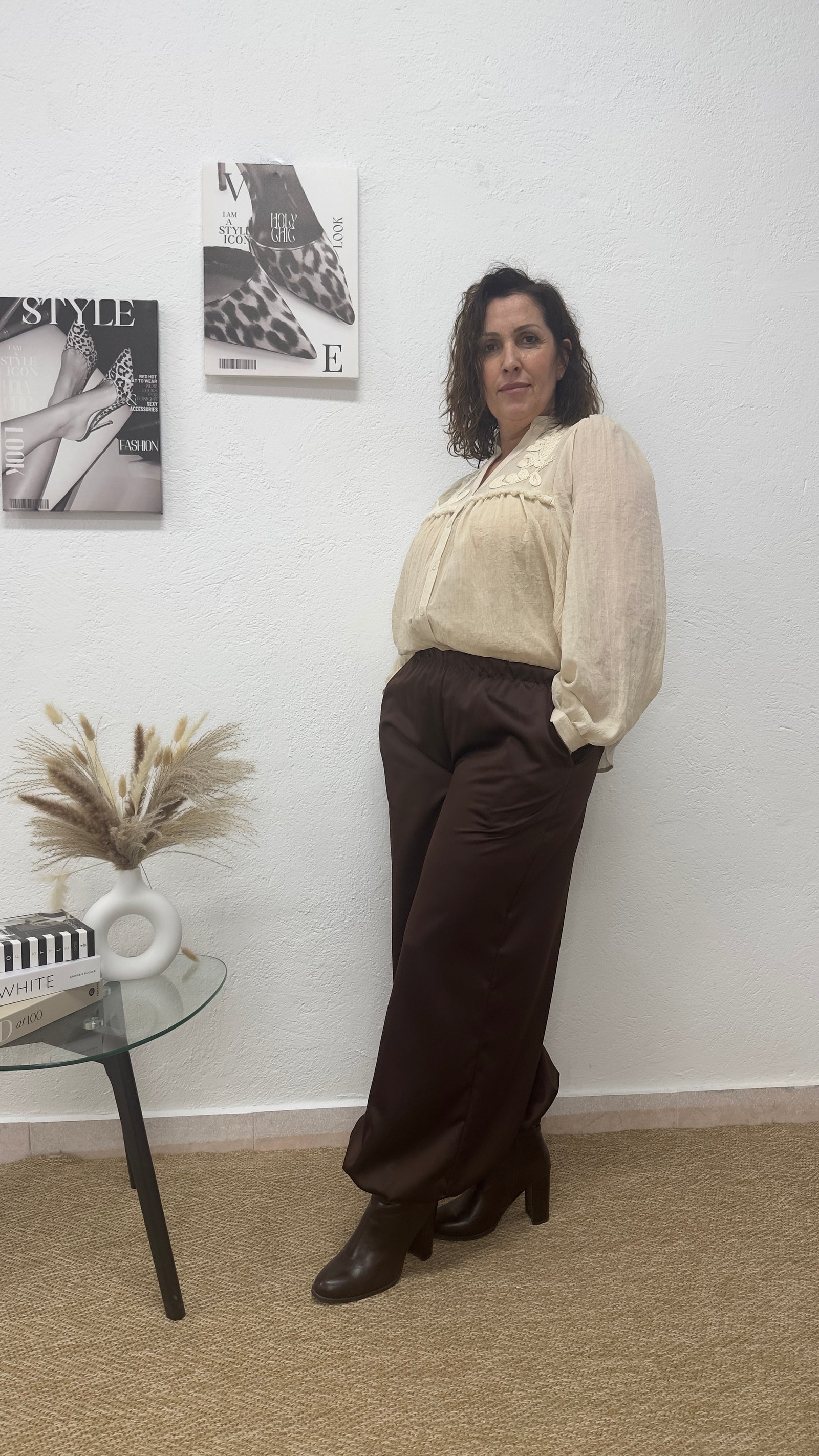 Pantalón Bombacho marrón