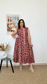 Vestido largo estampado Árabe